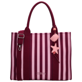 Zebra Trends Mira shopper bordeaux