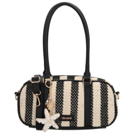 Charm London Capri handtas zacht zwart