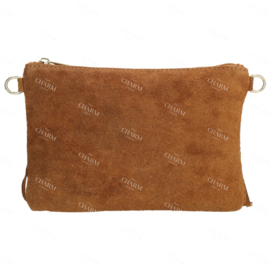 Charm london Elisa schoudertas cognac