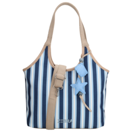 Zebra Trends Mira shopper middenblauw