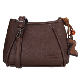 Zebra Trends Sofie crossbodytas donker bruin