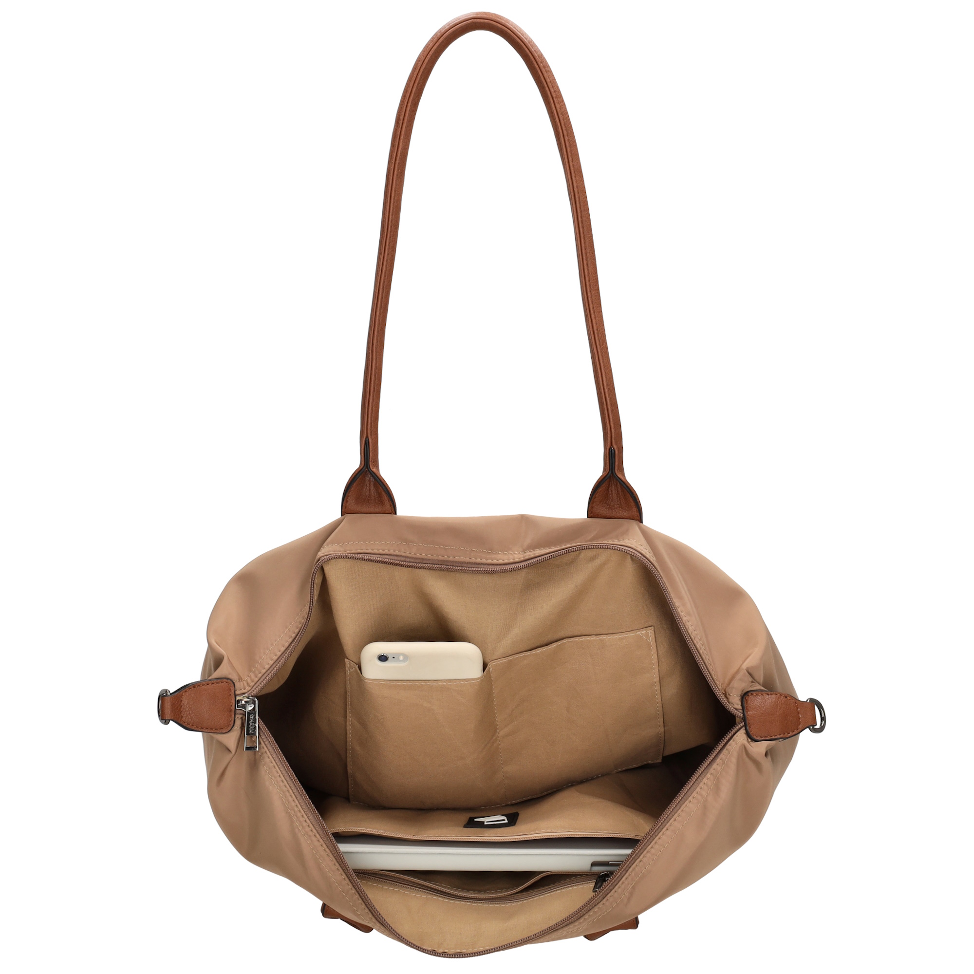 Charm London Buckingham handtas taupe