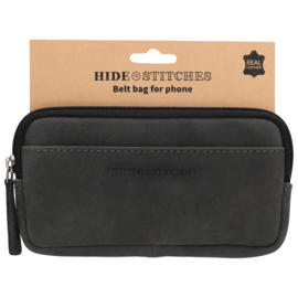 Hide & Stitches Idaho telefoontasje zwart