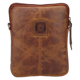 Leather Design schoudertas hunter