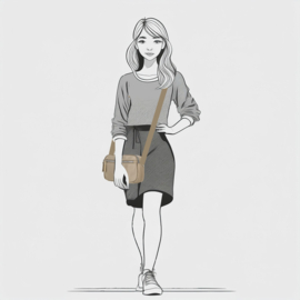 Enrico Benetti Caroline crossbody tas sand