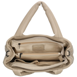 Charm London Manchester shopper licht taupe