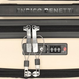 Enrico Benetti Tokyo handbagage koffer beige