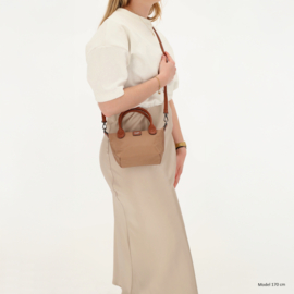 Charm London Buckingham handtas taupe
