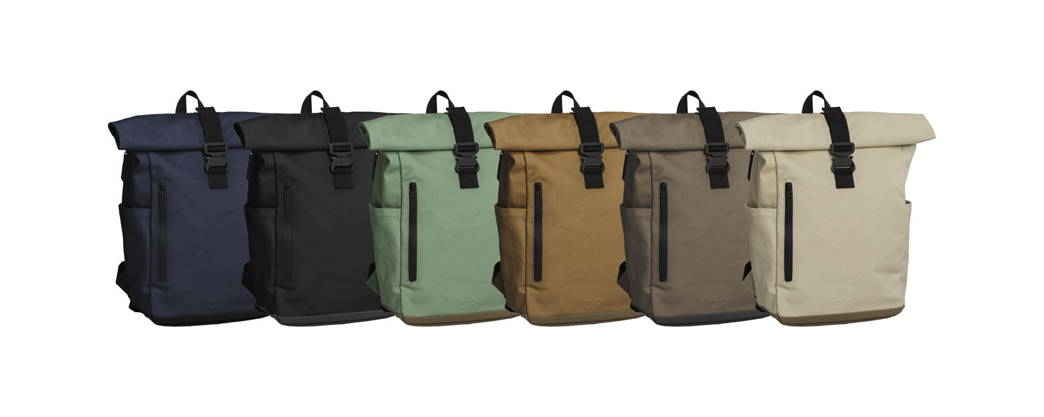Daniel Ray Rolltop Rugtas XL Wangaratta zwart