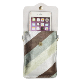 Charm London Anna telefoontasje goud multi