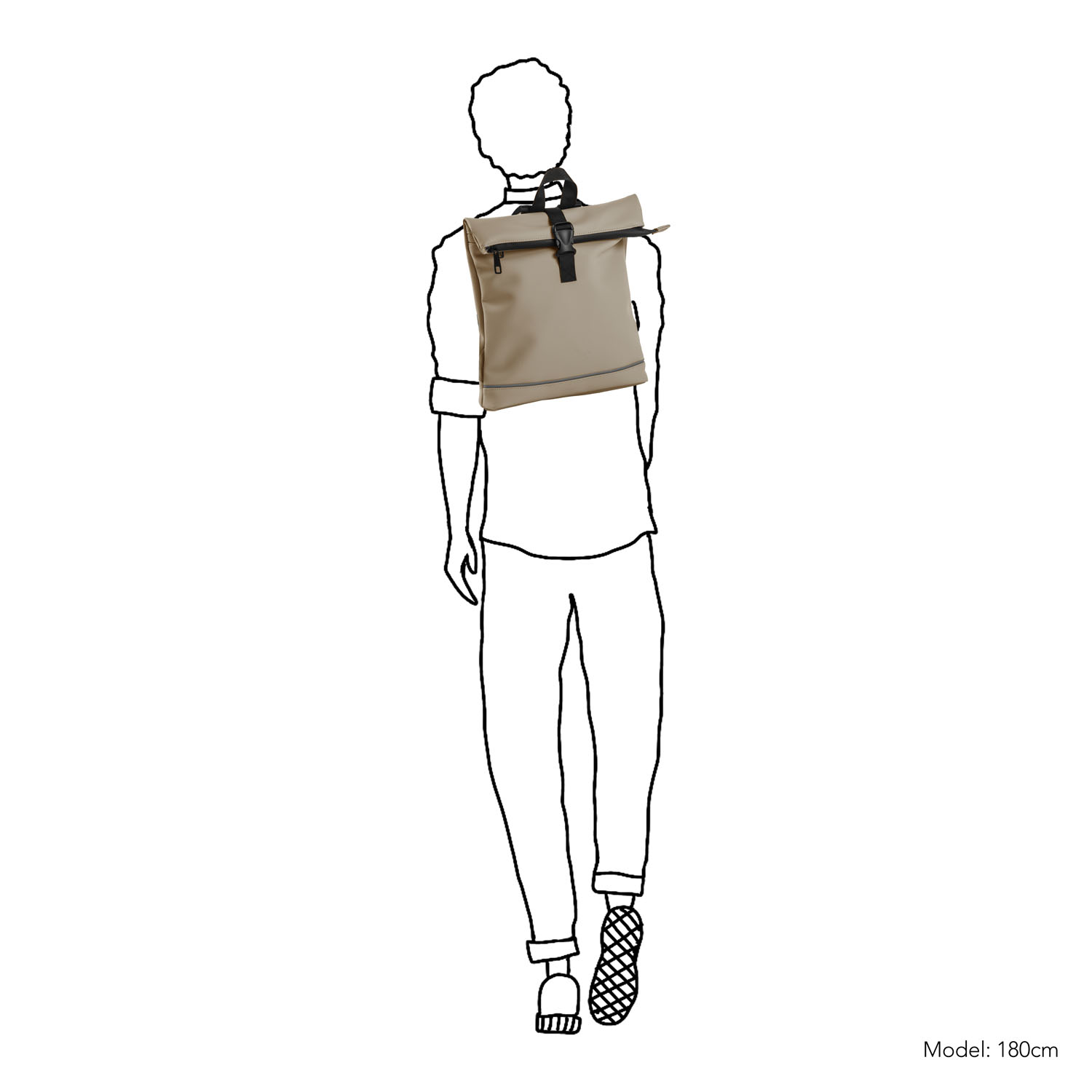 Daniel Ray Rugtas Jefferson khaki