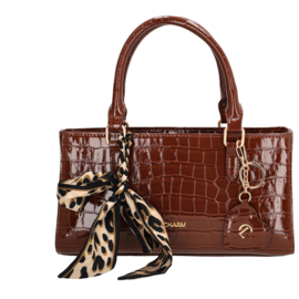 Charm London Knightsbridge handtas bruin
