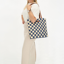 Charm London Cornwall schoudertas blauw