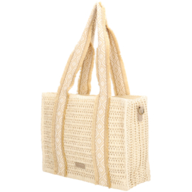 Beagles Ibiza shopper licht natuur