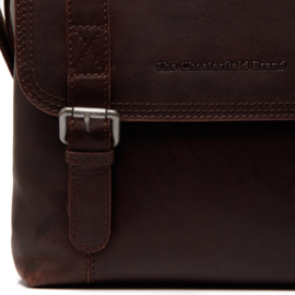 The Chesterfield Brand schoudertas Adelanto bruin