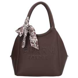 Charm London bond street handtas donker bruin