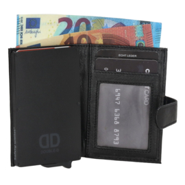 Double-D FH-serie safety wallet zwart