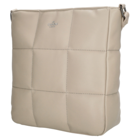 Charm London Manchester schoudertas licht taupe