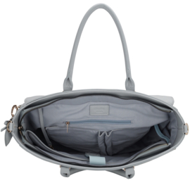 Charm London Cambridge laptoptas lichtblauw