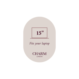 Charm London laptoptas  Lyon mokka