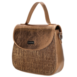 Charm London Kingsway schoudertas brons