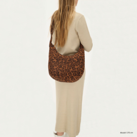 Beagles Clavia schoudertas luipaard