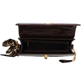 Charm London knightsbridge handtas donker bruin