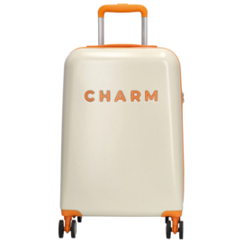 Charm london Travel koffer beige-multi