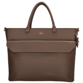 Charm London Cambridge laptoptas mokka
