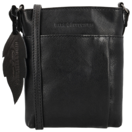 Hide & Stitches Earth schoudertas zwart