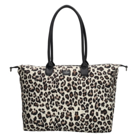 Charm London Buckingham handtas luipaard beige