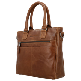 Hide & Stitches Porto lederen handtas bruin