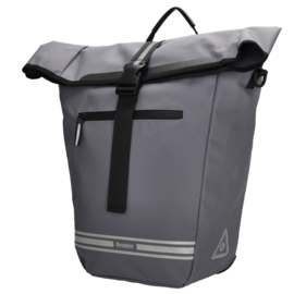 Beagles Originals bicycle fiets/schoudertas grijs