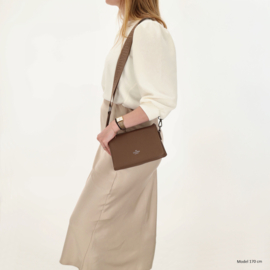 Charm London Pentonville schoudertas mokka