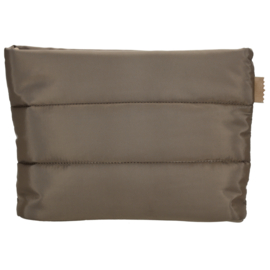 Zebra Elske Trends schoudertas donker taupe
