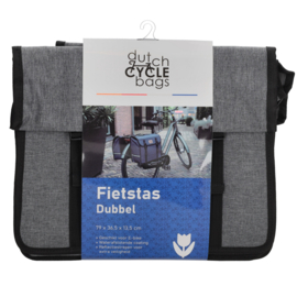 Dutch Cycle bags Classic fietstas grijs