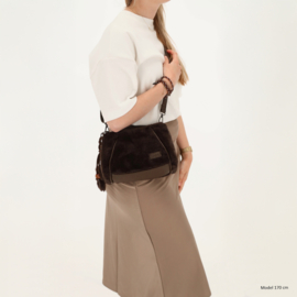 Zebra Trends Jolie crossbodytas donker  bruin