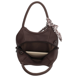 Charm London bond street handtas donker bruin