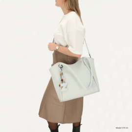 Zebra Trends Sofie laptoptas lichtblauw