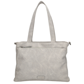 Beagles Malaga shopper licht grijs