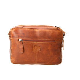 Leather Design schoudertas natural
