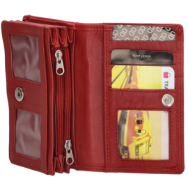 Double-D FH dames portemonnee rood