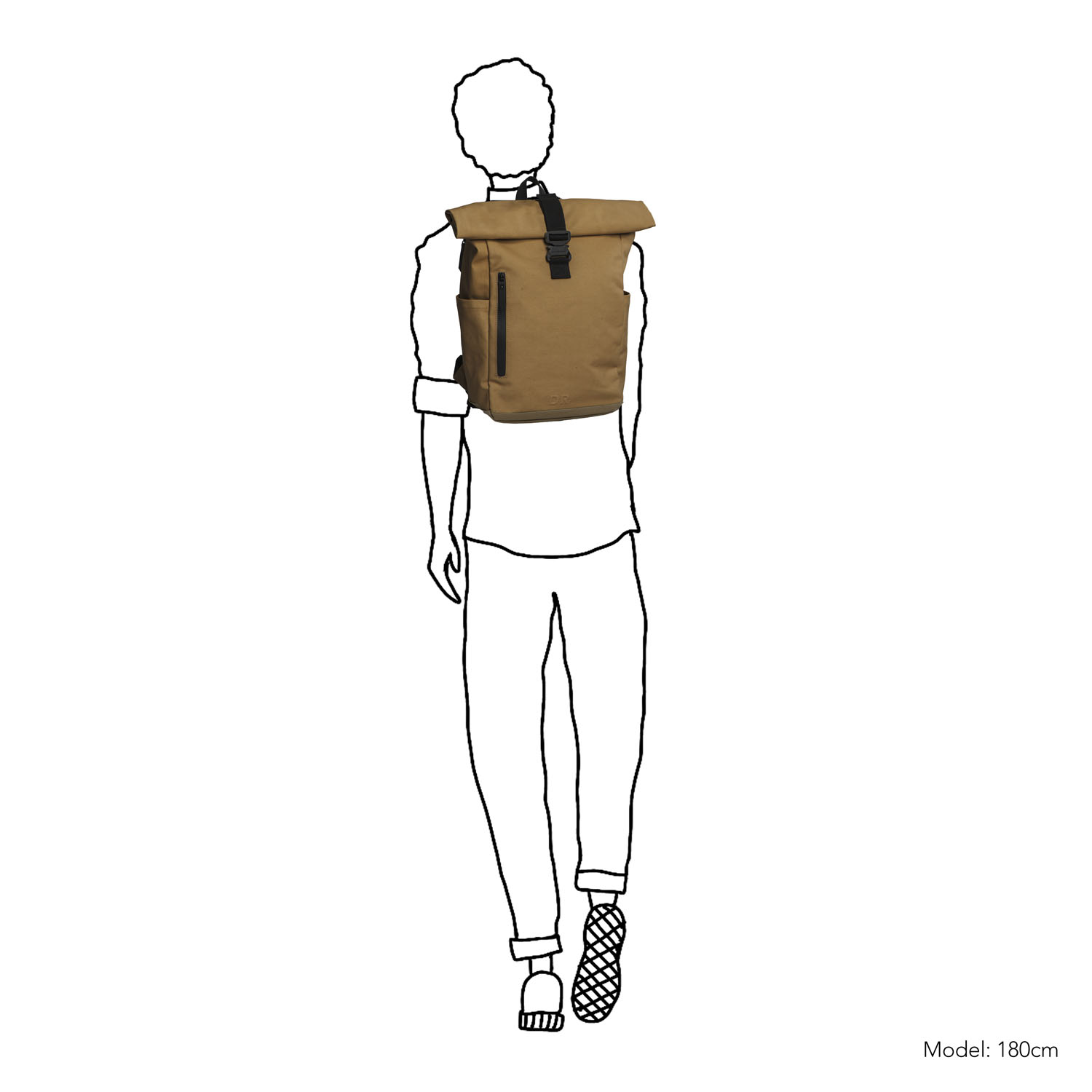Daniel Ray Rolltop Rugtas XL Wangaratta khaki