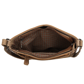Hide & Stitches Himalaya schoudertas bruin
