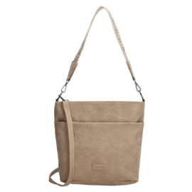 Beagles Malaga shopper licht taupe