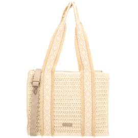 Beagles Ibiza shopper licht natuur