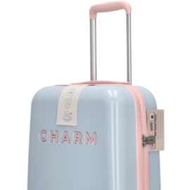 Charm london Travel koffer babyblauw