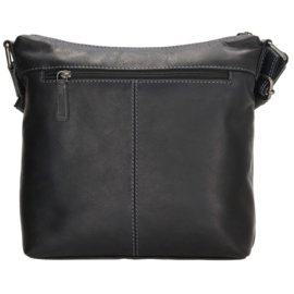 Hide & Stitches Japura schoudertas zwart