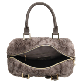 Charm London Stockholm handtas grijs slangenprint