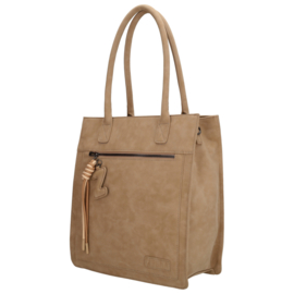 Zebra Trends Rosalyn shopper zand